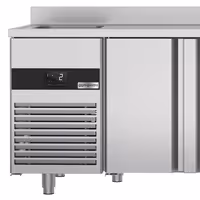 Rashladni pult PREMIUM - 1430x720 mm - 270 l - Ventilirano hlađenje - s 2 vrata - s 1 korita - Leđni podignuti rub