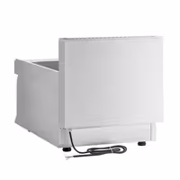 Toplovodna kupka stolna električna - 1,2 kW - GN 1/3 + GN 1/2 - s odvodnim ventilom