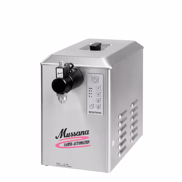 MUSSANA | BOY - Commercial Whipped Cream Machine – 4 L – 230 V – Refrigerated