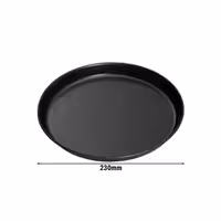 Pleh za pizzu - crni čelik - Ø 230 mm