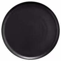 (12 adet) Pizza Tabağı Düz - Porselen, Ø310mm, Siyah