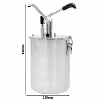 Saus/dispenser – 8 litara – s spremnikom i podesivom brzinom doziranja