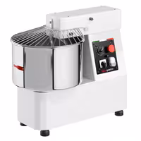 Commercial Spiral Dough Mixer - 42L / 38kg - Twin Speed - Fixed Head & Bowl - with Timer - 400V 3‑Phase