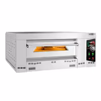 Gas Deck Pizza Oven - Twin Deck - Refractory Stone Deck - 4+4 x Ø 34cm (13.4") - 230V Single Phase - Mechanical Controls - up to 450°C