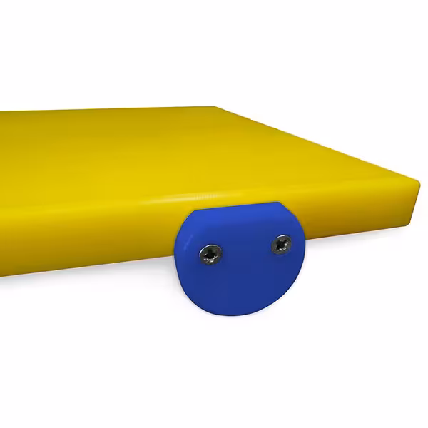 Stoppkant för skärbrädor - 40x10x35 mm - blå
