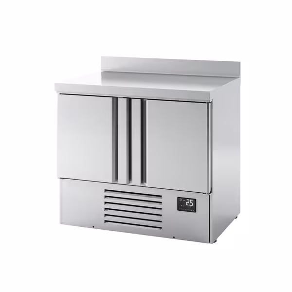 Rashladni pult PREMIUM PLUS - 978x700 mm - 230 l - Ventilirano hlađenje - s 2 vrata - s podignutim rubom