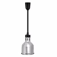 Infracrvena grijaća svjetiljka - 275 W - sjenilo Ø 175 mm - podesiva po visini - srebrna