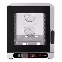 Commercial Electric Combi Oven - Digital Controls - 6x GN 1/1 or 6x EN 600x400 - incl. Automatic washing system, Wi‑Fi & USB, Humidity control