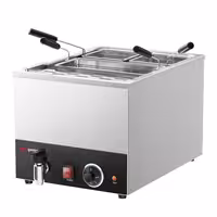 Cozedor de massas elétrico - de bancada - 40L - 3,20kW - com torneira de drenagem - incl. 3 cestos