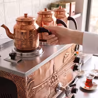 Commercial Electric Copper Tea Urn - 870mm - 33 Litres - Istanbul Design