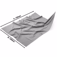 (10 pcs) Microfibre glass cloth made of Microfibre Glass polishing - 500x700mm - Grey
