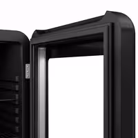 Minibar hladnjak – 500 mm – 120 litara – s jednim staklenim vratima – crna