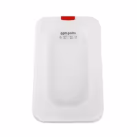 (12 kom) Polipropilenski poklopac za GN 1/9 - Visina: 13 mm - 176x162 mm - mliječni