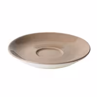 (6 kom) BART COLOUR CAFE - Tanjurić za cappuccino - Ø 155 mm - Braun