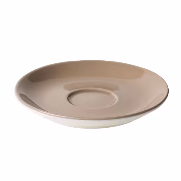 (6 kom) BART COLOUR CAFE - Tanjurić za cappuccino - Ø 155 mm - Braun