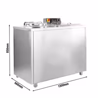 Myjka do warzyw – stal nierdzewna – wydajność mycia: maks. 120 kg/h – 1,9 kW – 380 V – automatyczna – z suszarką