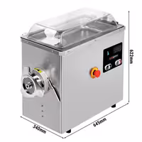 Heavy Duty Electric Meat Mincer - Size 32 - 600kg/h - 2.2 kW - 1400rpm - Mincing Plate 4mm