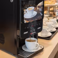 Hot Drinks Vending Machine - 2 Powder Containers - 1.8 kW - Digital - Black