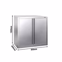 خزانة حائط ستانلس ستيل PREMIUM - 800x400mm - مع باب ذو أجنحة - ارتفاع 1000 mm