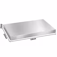 Ugradbena rashladna ploča - 530 mm - 1x GN 1/1 - +2 do +8 °C - GN rashladna ploča - GN 1/1 - inox