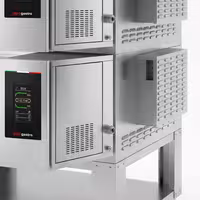 (2 pcs) Electric Conveyor Pizza Oven - 1400x2000mm (55"x79") - 230V 3 Phase - Touchscreen Controls - Belt width: 650mm (26") - up to 350°C - incl. Base frame