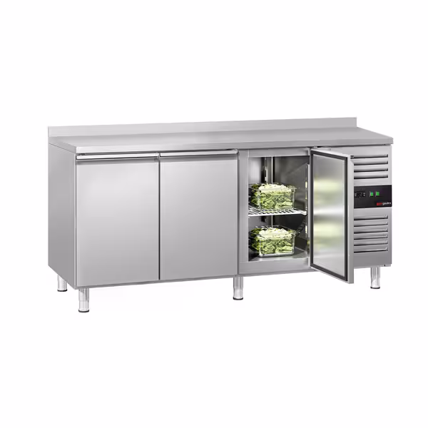Rashladni pult ECO - 1795x700 mm - 282 l - Ventilirano hlađenje - s 3 vrata - Podignuti rub