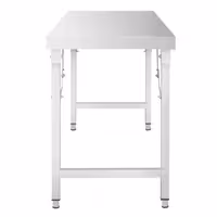 Paslanmaz Çelik Çalışma Tezgahı - Katlanabilir - 1200x700mm
