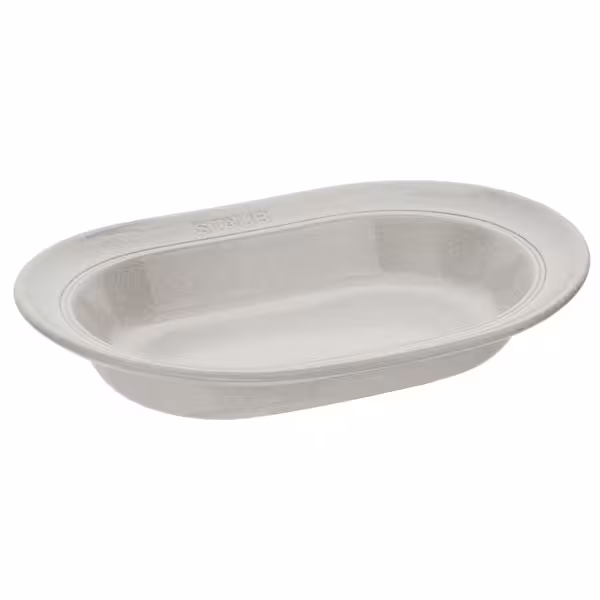 STAUB | DINING LINE - Tabak - derin - 250mm - Seramik - Beyaz trüf mantarı