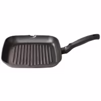 Grilling Plate - Induction-Safe - 260x260mm - with a sturdy Bakelite handle