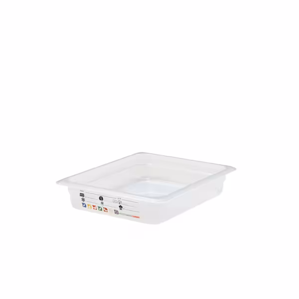 (6 szt.) CAMBRO | Pojemnik GN 1/2 SafeTrak – polipropylen – wysokość: 65 mm – mleczny