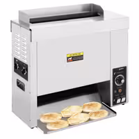 Toster s 4 hvataljki - Mehaničko - 2,7 kW - za burger i hot dog peciva