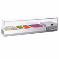 Countertop Prep Well / Refrigerated Topping Unit PREMIUM PLUS - 1493x353mm - 6x GN 1/4