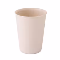 (60 pcs) Reusable Ribbed Tumbler - 400ml - Ø 90mm - Cream White