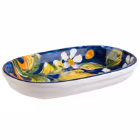 (6 Stück) Schale - MEDITERRANEAN - Melamin - 0,2 Liter - 185x115mm - Bunt