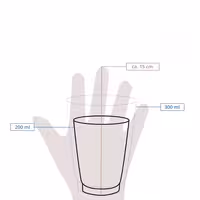 (500 pcs) Reusable Lid - Transparent - fits 200ml Deli Cup Ø80