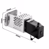 Ploče za stroj za tartlete NMSM8 - Standard - glatko - 196x325 mm - Ø 154 mm - kompatibilno s NMSM8 - kućište od nehrđajućeg čelika; duljina rezanaca podesiva; CE-označeno; za profesionalnu upotrebu