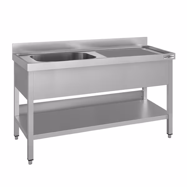 Sudoper ECO - 1400x600 mm - s donjom policom - s 1 koritom - korito lijevo