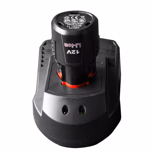 Accu met oplaadstation voor dönersnijder