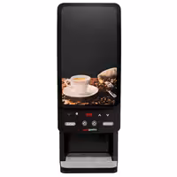 Hot Drinks Vending Machine - 2 Powder Containers - 1.8 kW - Digital - Black
