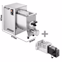 Profesionalni Električni stroj za izradu tjestenine - 4,2 kg/h - 370 W - Ø 59 mm - s rezačem za tjesteninu