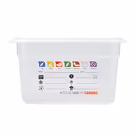(6 komada) CAMBRO | SafeTrak – GN 1/2 polipropilenski spremnik – neprozirni – Visina: 150 mm