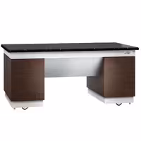 Buffet neutro BELFAST - 1600 mm - piano di lavoro in granito nero