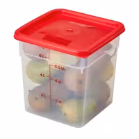 (6 komada) CAMBRO | CAMSQUARES® - Posude - 7,6 litara - Prozirne
