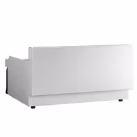Plancha eléctrica Fry top - placa de cromo duro - 8,0 kW - Liso - Superficie de cocción: 795x535mm
