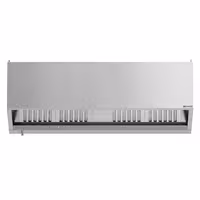 Commercial Wall-Mounted Extractor Hood with Motor – 2000mm – with Speed Controller, Baffle Filters & LED Lighting