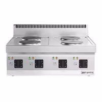 Električni štednjak - 8 kW - 4 ploče - nadpultni - 600x600x430 mm