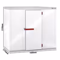 Cameră frigorifică de congelare - 1600x1775 mm - 4,30 m³