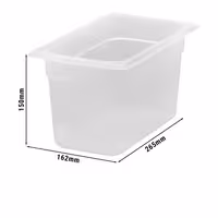 (6 szt.) CAMBRO | Pojemnik GN 1/4 – polipropylen – wysokość: 150 mm – mleczny