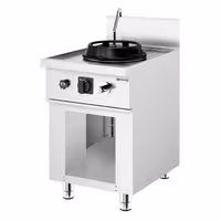 Plinski wok štednjak - 15 kW - 1 plamenik - uključuje 1 slavinu