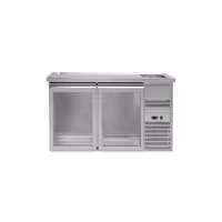 Direct Draw Beer Dispenser / Kegerator PREMIUM PLUS - 1550x700mm - Double Glass Doors